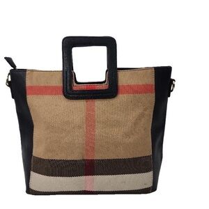 Burberry check tote